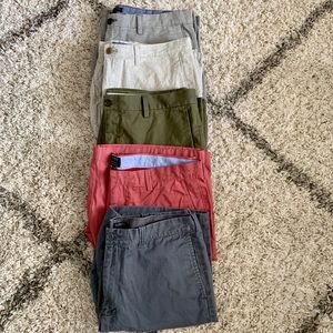Men’s J. Crew and banana republic shorts lot